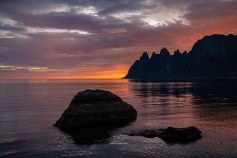 Okshornan fra Tungeneset på Senja